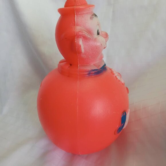 Vintage CLOWN ROLLY-POLLY Regal toy from the 1960s, musical toy - Picture 5 of 6
